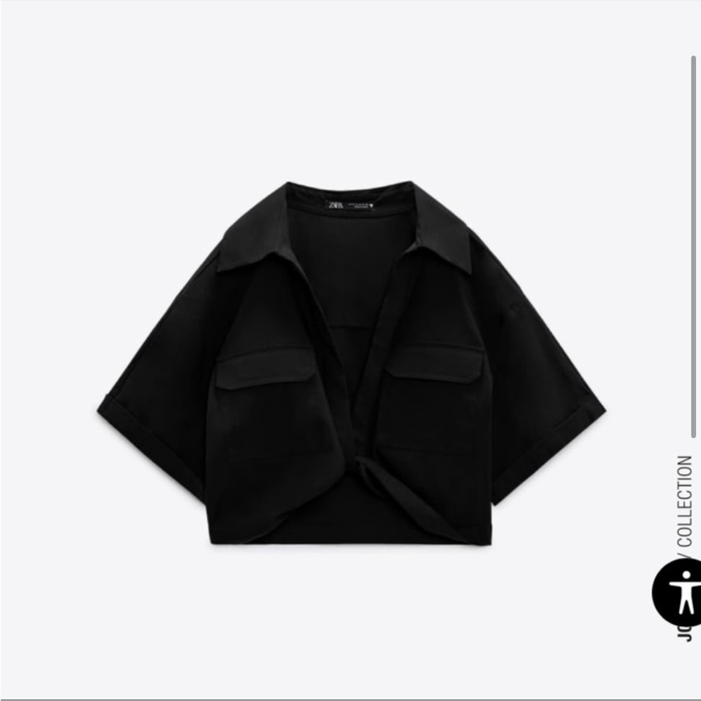 Zara Front Knot Top View 2